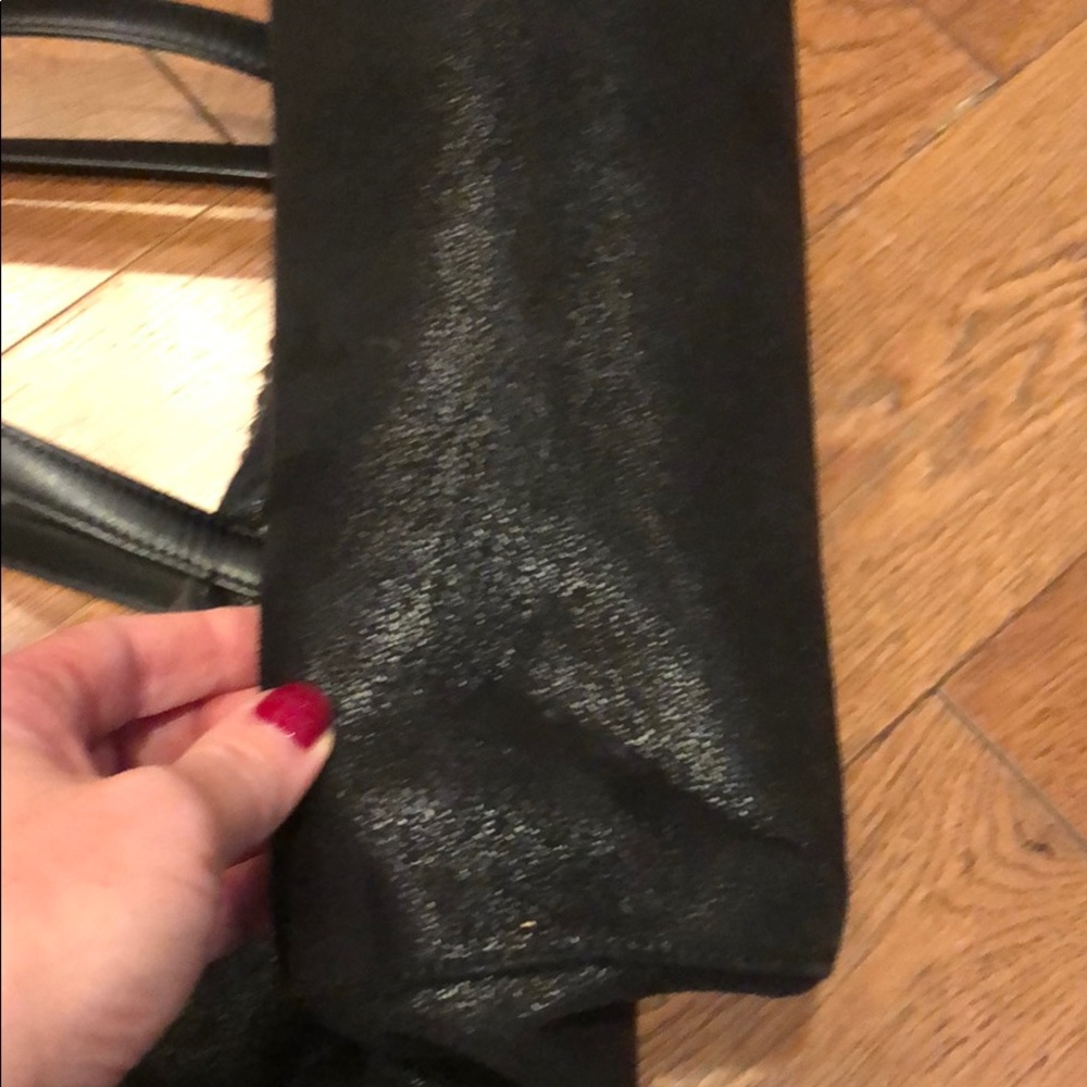 Stella McCartney Black Falabella Large Tote with Silver Chain Trim - Picture 7 of 8